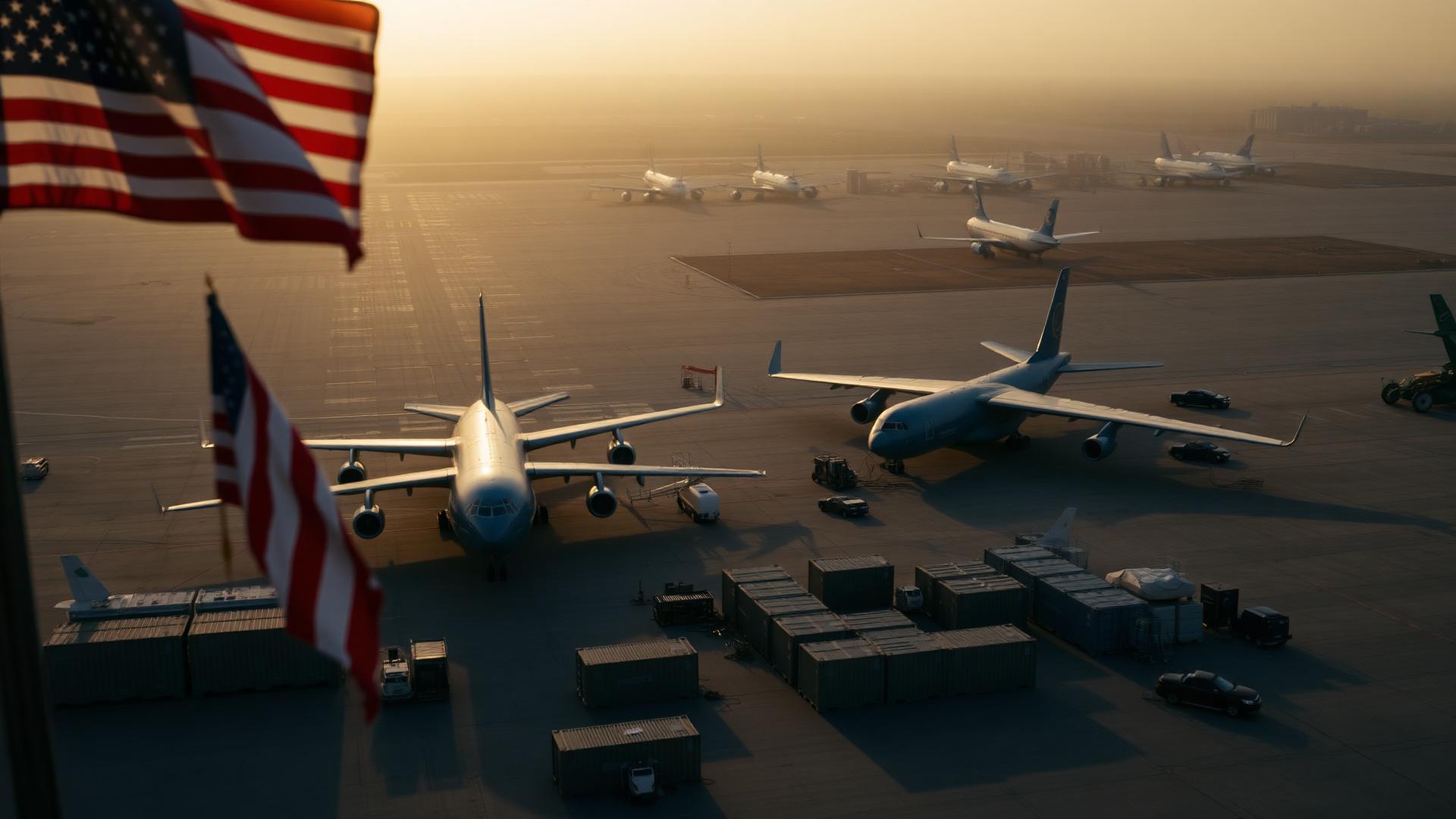 Federal aviation and defense logistics operations